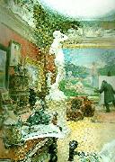 Carl Larsson interior fran furstenbergska galleriet Germany oil painting artist